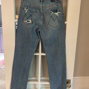 MOTHER High Waisted Hiker Hover Jeans